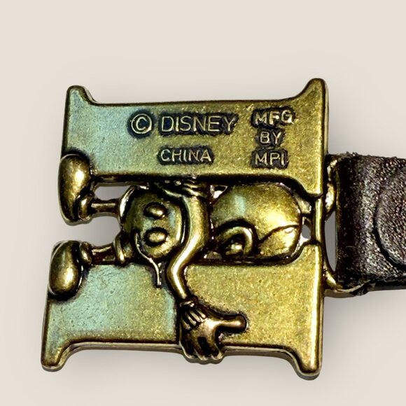 Disney Brass Keychain Featuring Mickey Mouse On Letter H - Picture 3 of 3